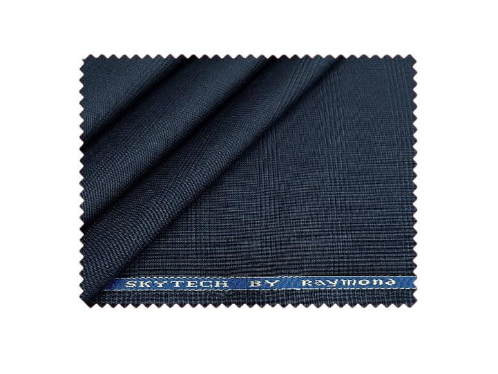 Skytech Series Classic Business Suit & Trouser Fabric in Subtle Check Pattern (Royle Blue, 1.30 Trouser)