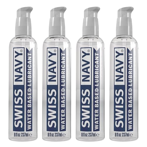 Swiss Navy Water Based Lube 8 Oz (Package of 4)