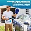Crywag Car Wash Foam Gun for Garden Hose, Foam Cannon Car Wash Kit with Microfiber Wash Mitt, High Pressure Nozzle & 3 Spray Modes, Hose Foam Blaster for Cars, Trucks, RV, Motorcycle Cleaning - Blue #1