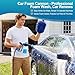 Crywag Car Wash Foam Gun for Garden Hose, Foam Cannon Car Wash Kit with Microfiber Wash Mitt, High Pressure Nozzle & 3 Spray Modes, Hose Foam Blaster for Cars, Trucks, RV, Motorcycle Cleaning - Blue
