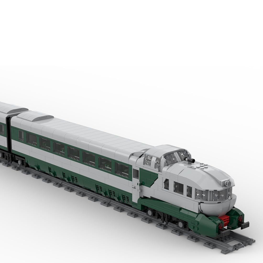 Kit treno italiano ETR.250 Arezzo (modello statico/3.562 pezzi) | Il modello di treno retrò è adatto per appassionati di storia e collezionisti di kit di costruzione