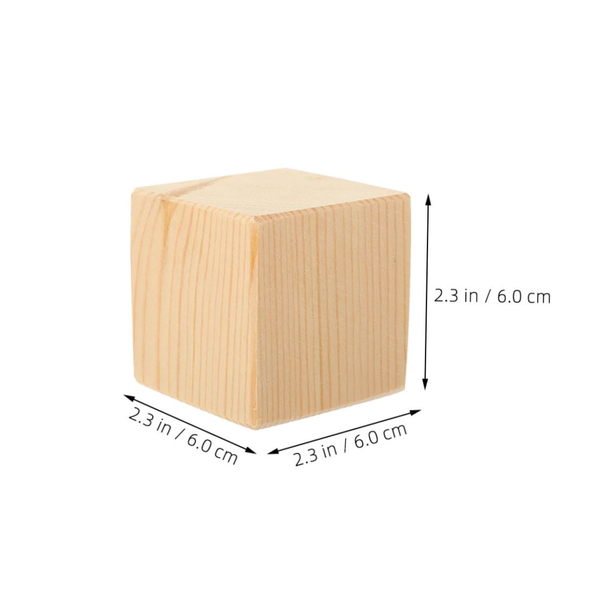 LALAFINA 2Pcs Heavy Duty Wooden Bed Risers Height Furniture Elevators for Couch Sofa Table Chair Cabinet Sturdy and Durable Wood Risers for Use