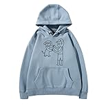 [DJ-A1wayS] 大谷翔平 パーカー 大谷と同じ長袖Tシャツ コーイケルホンディエ 犬 イヌ 野球 デコピンスウェット フード付き春秋服 メンズ レディース キッズ 非公式 グッズ (ブルー,160) [並行輸入品]