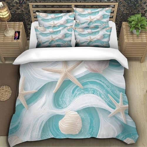 Linge de lit hypoallergique à fermeture éclair housse de couette confortable 3D