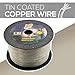 Sound Around 10 Gauge Power Ground Cables-250 ft,10mm² Silver-Tinned Oxygen Free Copper Cable,Multi-Strand Construction,Ideal for High-Powered Systems Durable Translucent Jacket-GSI GPC10SL250(SILVER)