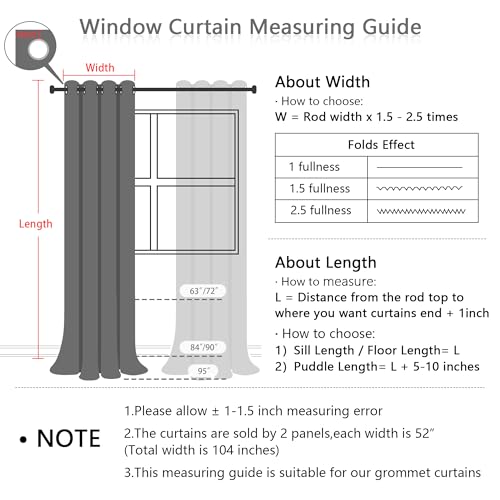 Image of MYSKY HOME Pink Curtains for Bedroom 95 Inches Long Living Room Curtain with Pink Pom Pom Sheer for Dining Room Grommet Double Layer Nursery Curtain Drapes Room Darkening Window Panels 52 Wide