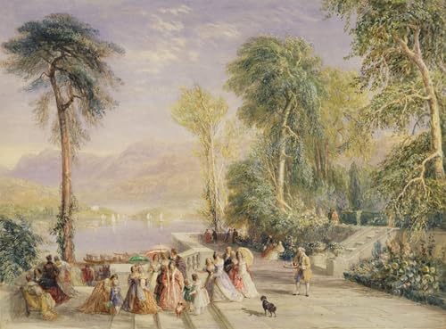 Affiche Artistique Windermere David Cox Toile Salon sans Reflet 60x90
