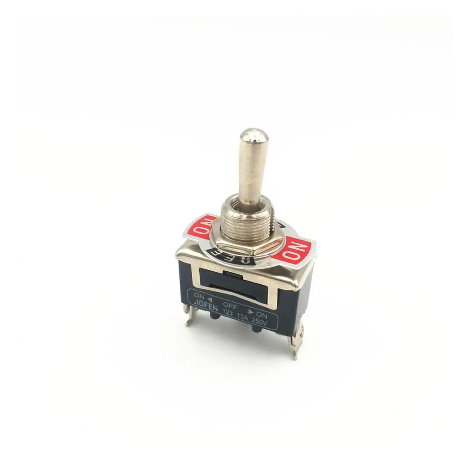 Interrupteur à Bascule 123F SPDT avec basculement fluide et contacts robustes 15A 250VAC 10 pièces