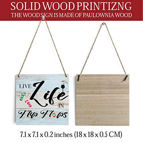 Rustic-Beach-Sign-Beach-Decor-Beach-Gifts-Wood-Wall-Art-Wall-Hanging-Decor-Beach-House-Kitchen-Decor-Coastal-Sign-Wooden-Decorative-Plaque-Sign-Beach-Decorations-for-Home-Live-Life-in-Flip-Flops Rustic Beach Sign Beach Decor Beach Gifts Wood Wall Art Wall Hanging Decor Beach House Kitchen Decor Coastal Sign Wooden Decorative Plaque Sign Beach Decorations for Home Live Life in Flip Flops