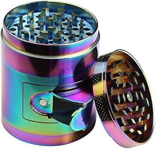 DCOU New Design Rainbow Grinder 2.2 Inches 4 Piece Grinder with Pollen Catcher