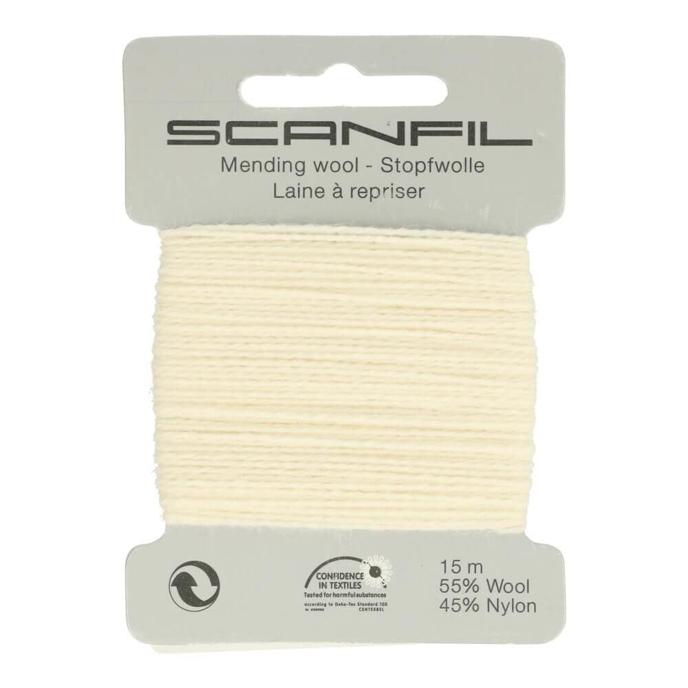 Scanfil Darning Thread White 15m Metre 40020-001