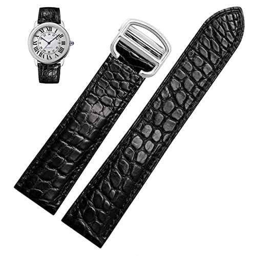 Bracelet de montre en cuir de crocodile 20 mm montre femme London Calibo