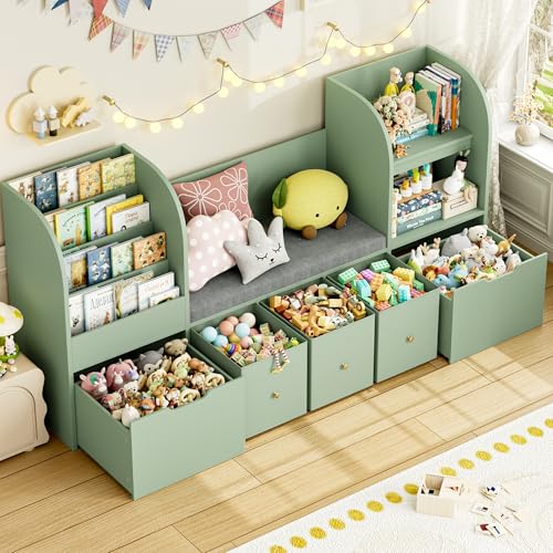 FOTOSOK 71 Bookshelf and Storage Organizer