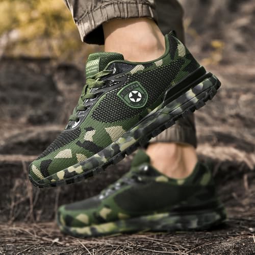 Men's Running Shoes - Lightweight Trail Sneakers for Men, Comfortable Athletic Footwear for Hiking and Workouts, Stylish Fashion Sneakers for Everyday Us3