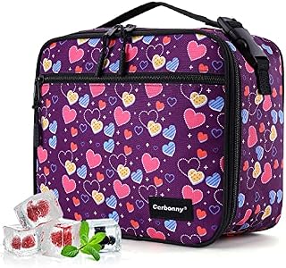 Freezable Lunch Bag,Freezable Snack Bag,Mini Cooler Bag for Travel/Work/School,Small Insulated Bag,Small Cooler Lunch Box with Ice Packs,Insulated Snack Bag,Freezable Snack Box with Handle Buckle