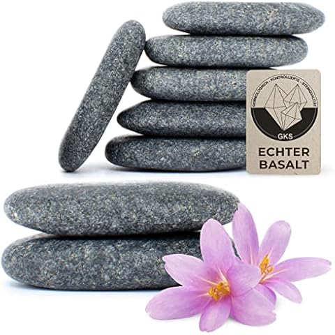 Hot Stone Zehensteine aus zertifiziert echtem Basalt Cover