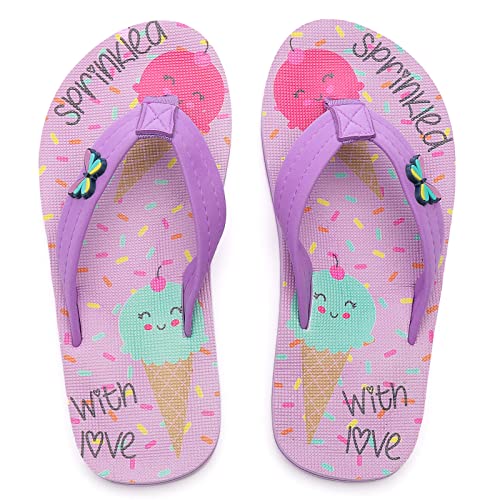 Image of Saidoteto Boys Girls Flip Flops Child Summer Slip-on Thong Sandals Beach Pool Water Shoes(Little /Big Kid)