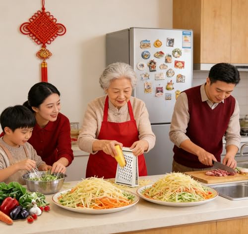 Rallador de Queso con Contenedor de Plástico Blanco miniatura 4