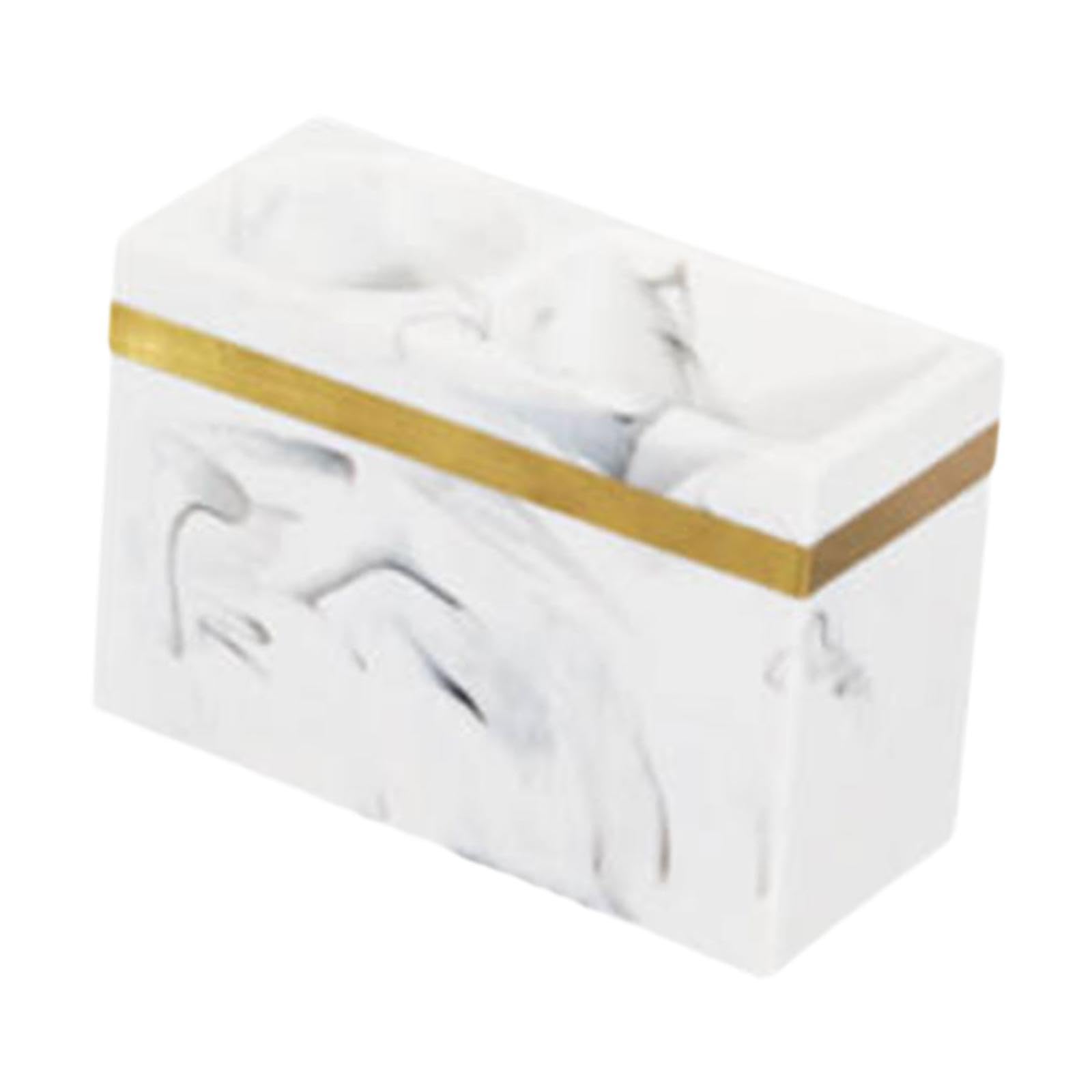 Sharplace Porta Spazzolini Organizzatore Spazzolini Portaoggetti Bagno in Resina a 2 Scomparti Superficie Liscia Adatto per Famiglia Bagno Contatore Trucco, Bianco
