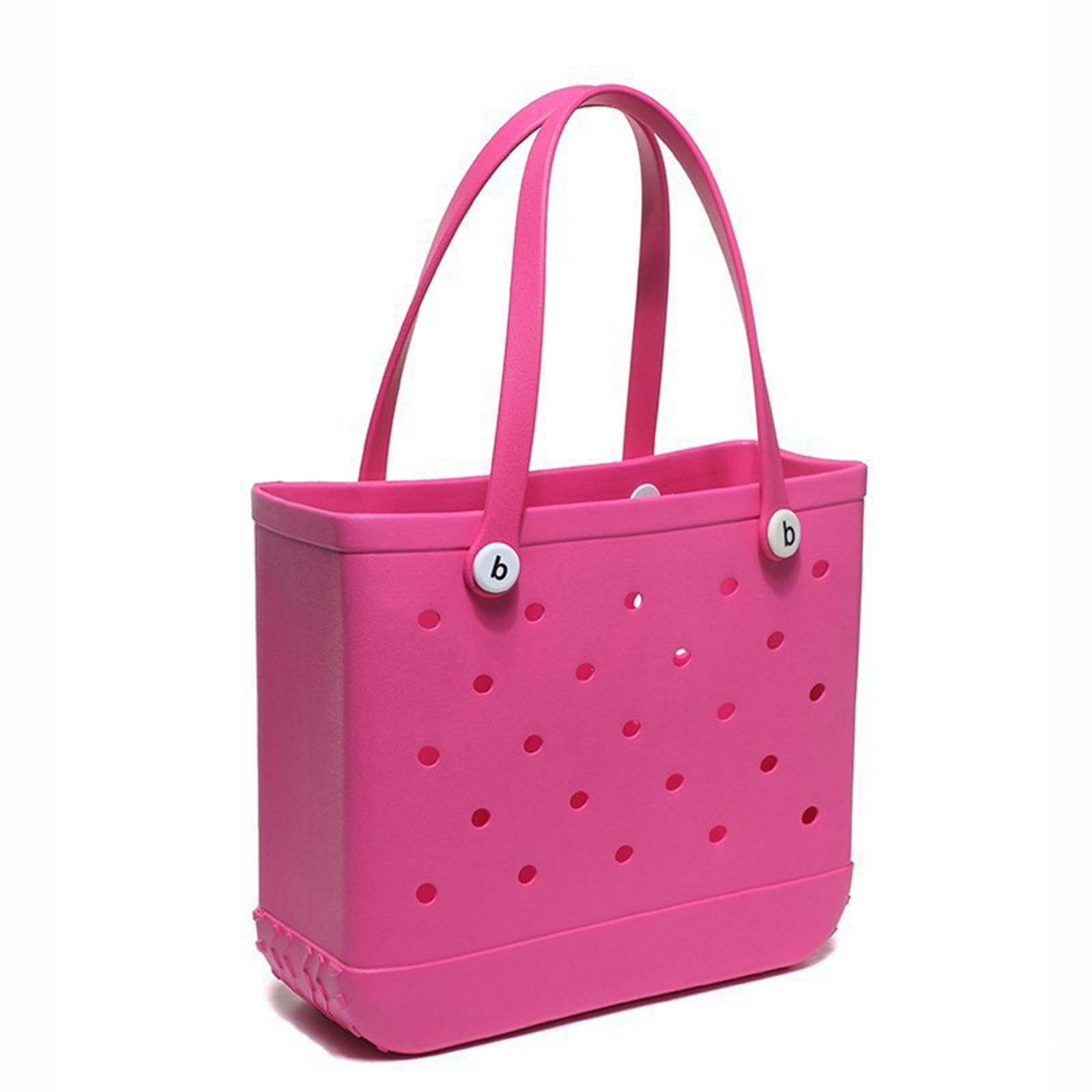 ELDTEC Borsa da spiaggia in gomma, impermeabile, lavabile, borsa da donna in gomma, borsa sportiva per spiaggia, barca, piscina, lavoro, scuola, sport, palestra