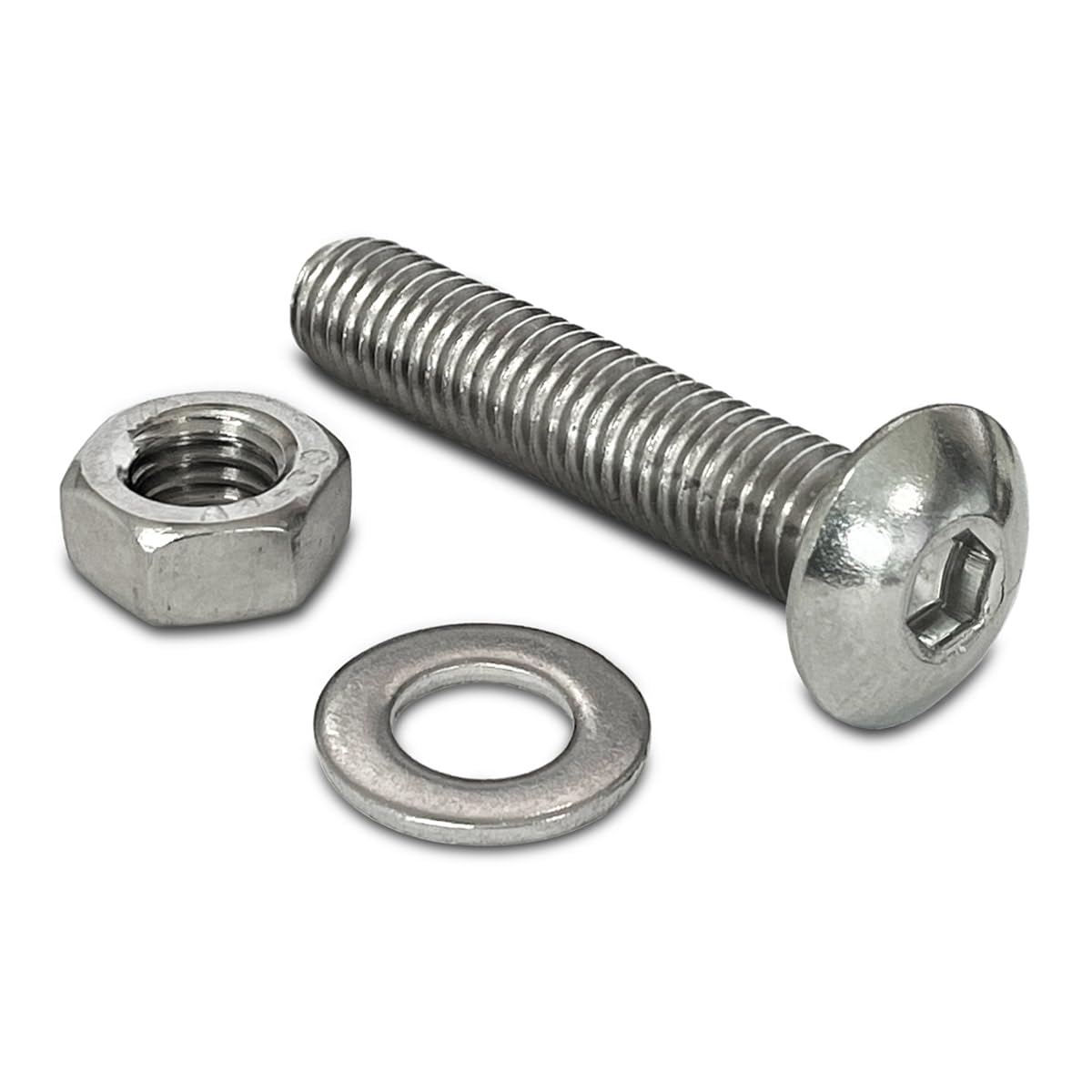 By VP INDUSTRIES (Combo-10) M6x40 Wing Nut Bolt with Hex Nut — Amazon image 10