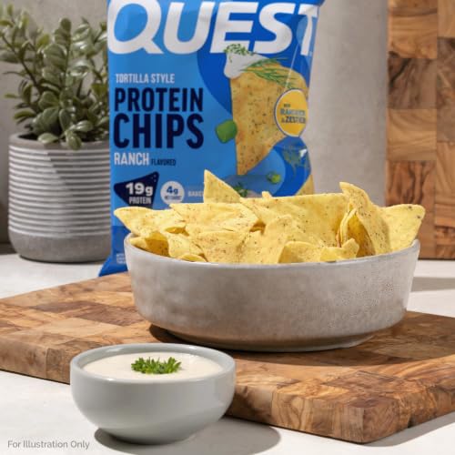 Image of Quest Nutrition Ranch Tortilla Style Protein Chips, 12 Count
