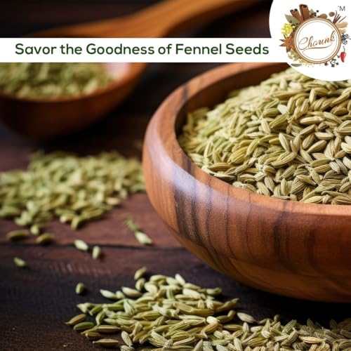Image of Chounk Premium Whole Sauff Fennel Seeds | Organic Big Fennel Seeds | Moti Saunf with No Preservatives & No Additives | Fresh and Natural Badishep Sompu Variyali | Mouri Saunf 100g