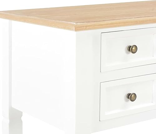 Miniatura 7 de BaraSh Escritorio de escritura Pequeno para Dormitorio Escritorio para estudiante, Mesas de Escritura, Mesas de Trabajo, Escritorio Pequeño,