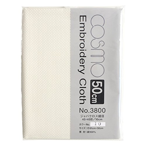 Lucian COSMO embroidery cloth 50cm cut No.3810-2 off-white (japan import)