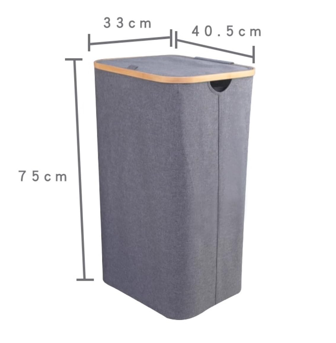 Kosz na Pranie Pojemnik na Pranie Kosz Na Pranie 100 L Z Pokrywką Kosz Na Pranie Składane Pranie W Akademiku Łazienka Pralnia Kosz na Bieliznę (Color : 40 * 33 * 75cm, Size : White)