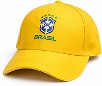 Boné Brasil Copa 2026 Bordado Premium Ajustável Unissex Verde Azul Amarelo Branco Preto | Estilo, Conforto e Paixão pelo Futebol
