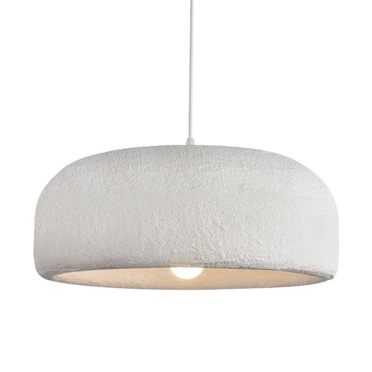 Lustre en résine fait main style Wabi-Sabi japonais pour îlot de cuisine