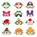 Produktbild ND 12 Stück Mario Masken,Maske Super Mario,Masken Mario Bros,Super Mario Masken,Mario Bros Maske Geburtstag,Mario Cosplay Party Masken,Mario Charakter Masken Passen für Kinder Maskerade