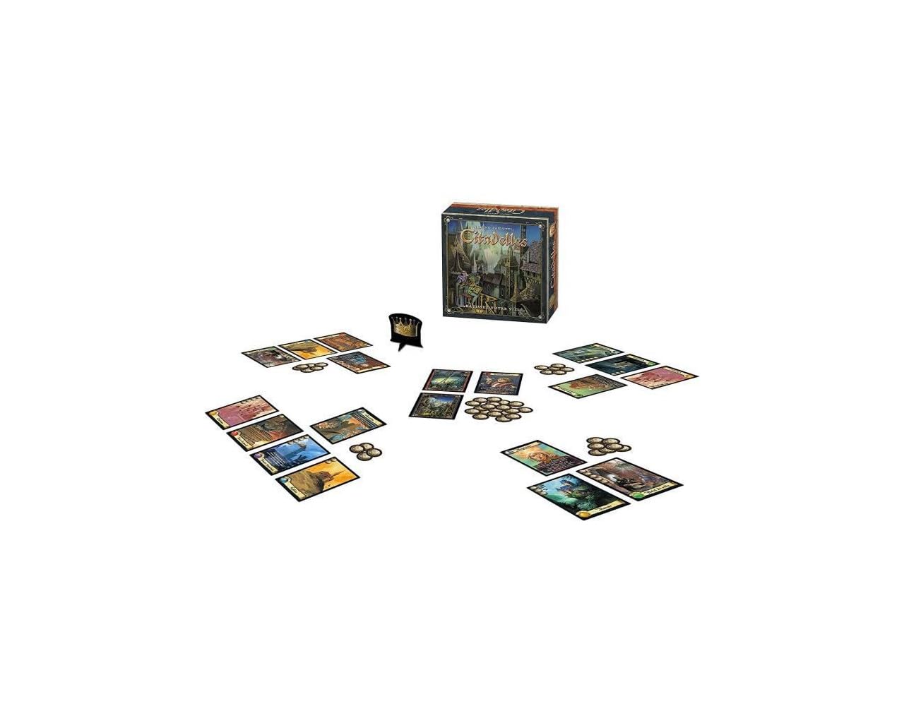 Asmodee - Edge Entertainment – Klassische CITADELLES – Strategisches Gesellschaftsspiel für Kinder ab 10 Jahren – Bauen Sie die schönste Stadt – Diplomatiespiel – 2 bis 7 Spieler – 45 Minuten