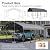Yotila Heavy Duty Metal Carport Kit 12x20 FT, Rust-Resistant Galvanized Steel Frame Garage Canopy, All-Weather Shelter for Car, Boat & RV Storage