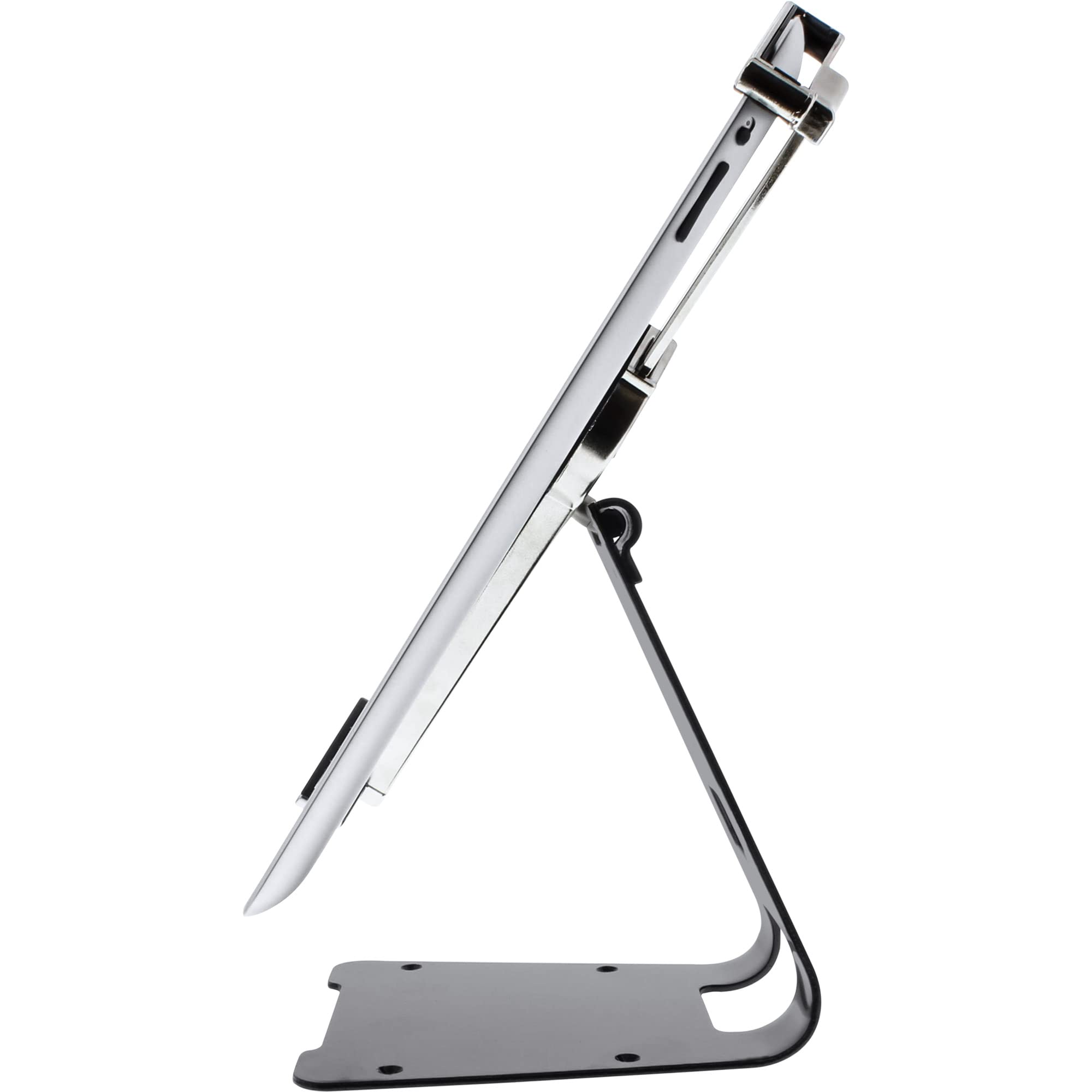 InLine 55727W - Supporto universale per tablet, 10"-13", con serratura di sicurezza, 1,5 m, con chiave, colore: Bianco
