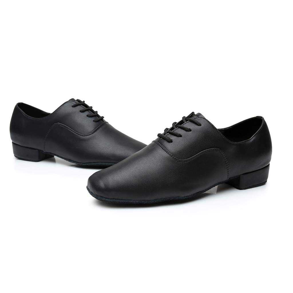 Scarpe da ballo uomo pelle latina salsa tango stringate jazz moderne fitness