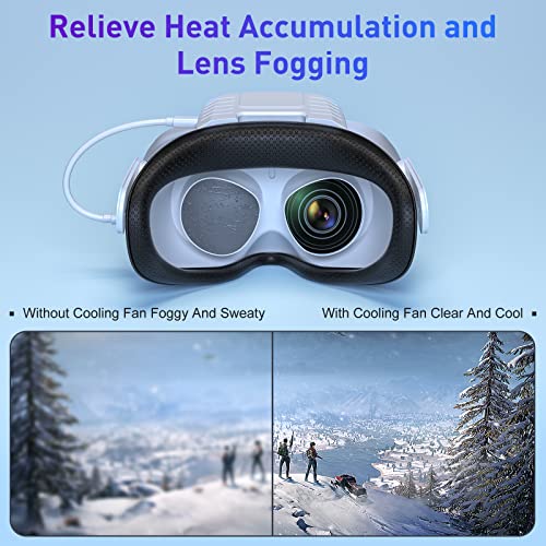 image for Aceshop Quest 2 Fan Cooler Cooling Fan Face Cover for Meta/Oculus Ques