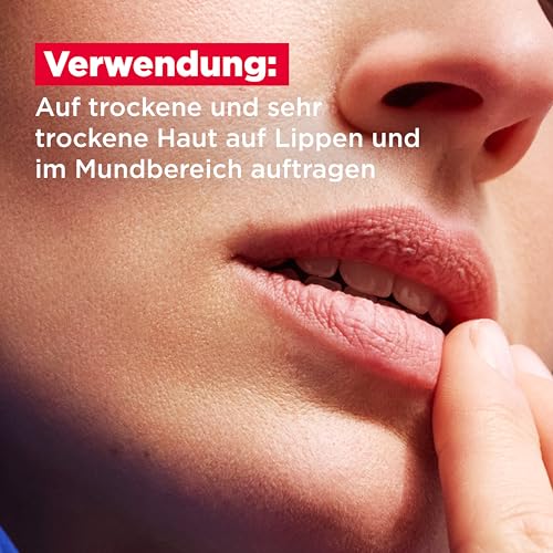 Mixa Cica Lip Repair+ Lippen- & Nasenbalsam – Regenerierende Pflege mit 10% Sheabutter & Omega 9 gegen spröde Lippen & Trockenheit – Beruhigender SOS Balsam für die Mund- & Nasenpartie, 10ml