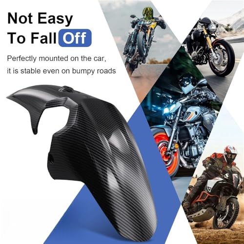 Garde-boue de garde-boue roue avant moto MT-07 2018-2023 carbone - 2