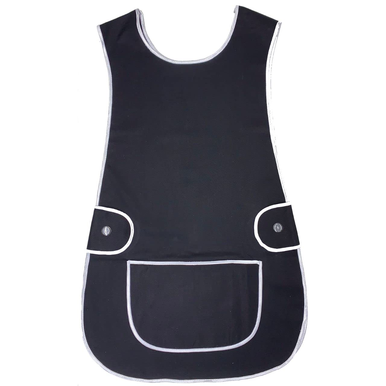 BITALYBITALY Universal Tabard Apron for Men and Women Various Colour Overall Kitchen Catering Cleaning Bar Pocket XXLBlack Colour UK, XXL