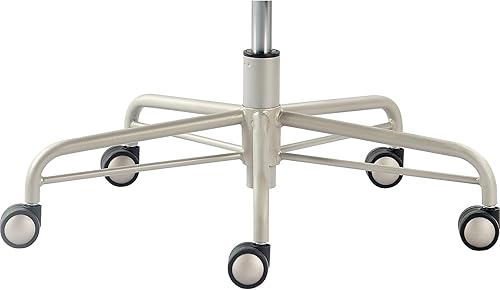 Miniatura 9 de Tommy Hilfiger Forester Silla de lujo de cuero regenerado para oficina en casa, asiento redondo moderno giratorio con brazos, altura ajustable y