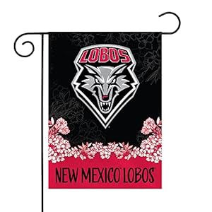 Rico Industries NCAA New Mexico Lobos Primary 13″ x 18″ Double Sided Garden Flag