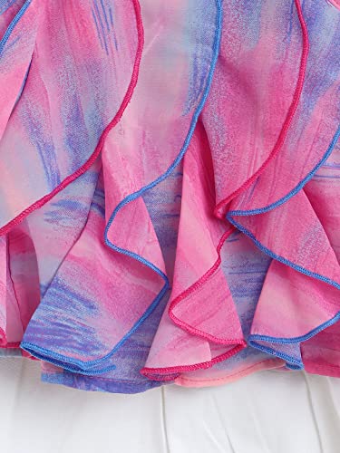 Image of Nautinati Baby Girls Printed Strappy Tiered Top with Shorts Clothing Set | Age 0-3 Years