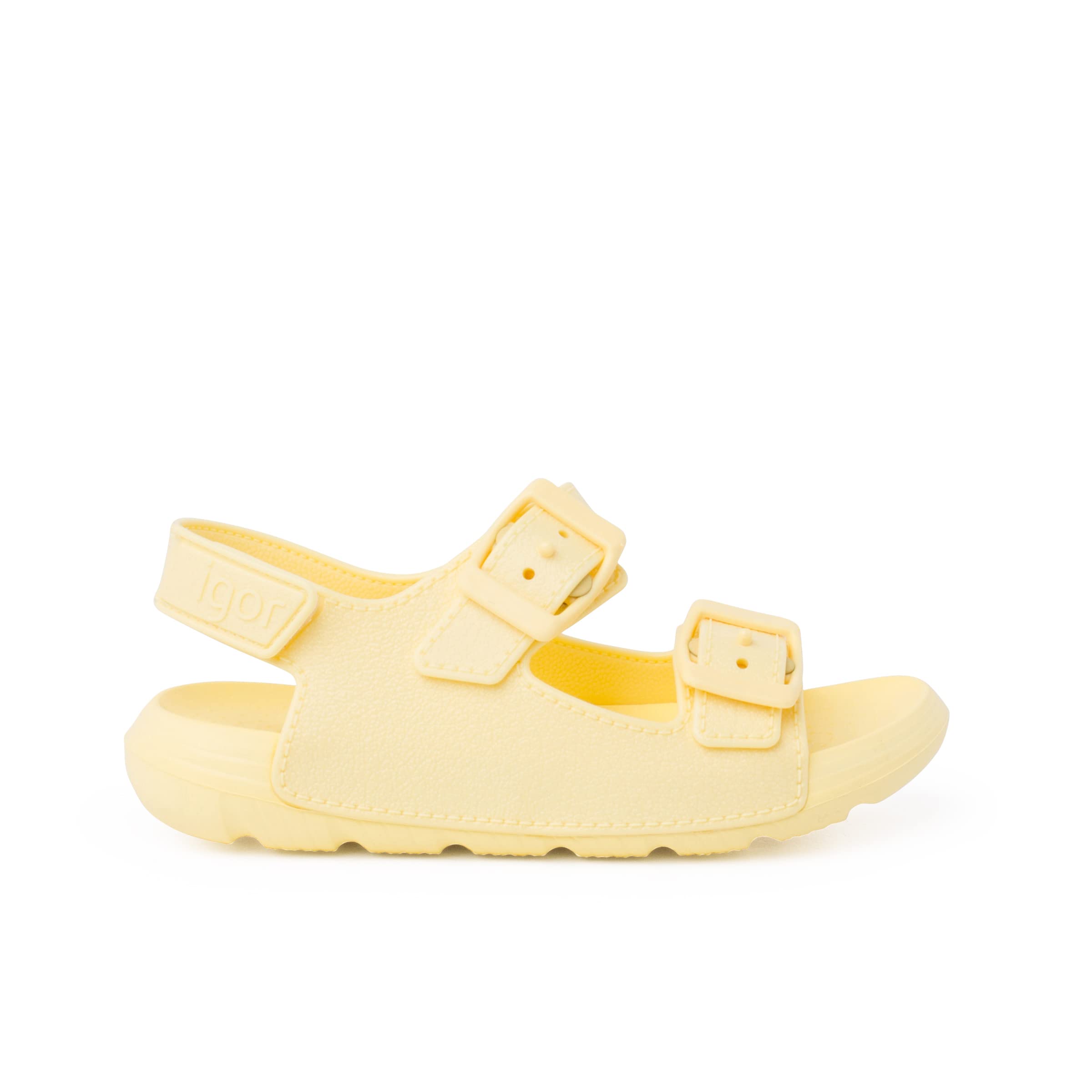 IGOR Sandalias Doble Hebilla Suela Eva Colores Tira Adherente Talla 33 Color Amarillo