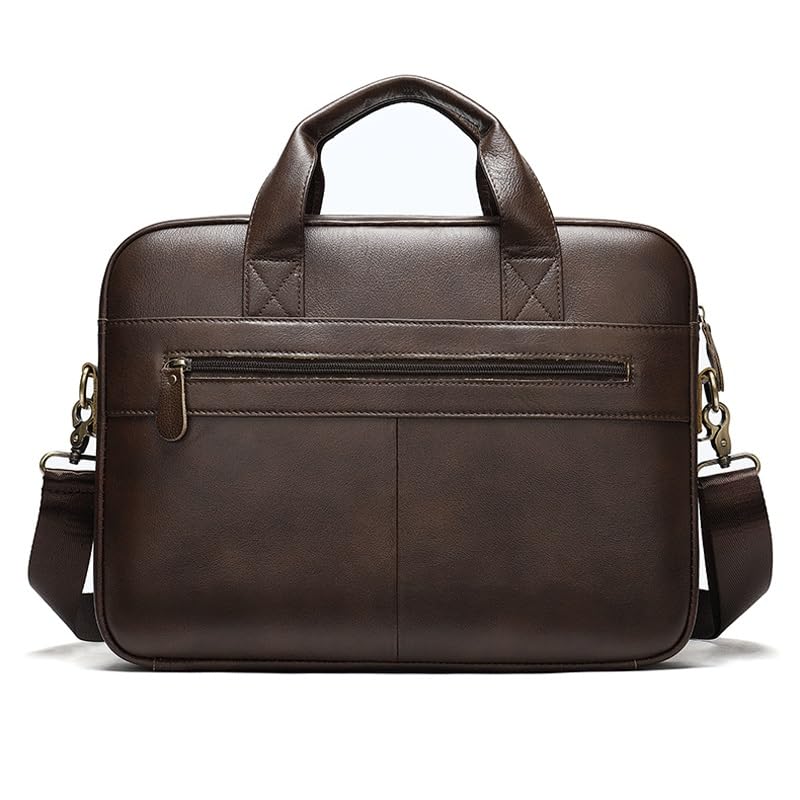 Business Men's Briefcase Vintage Top Layer Cowhide Computer Tote Business Briefcase2