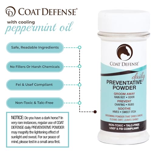 image for Coat Defense Daily Preventative Powder for Horses - Safe & Effective E