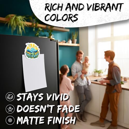 Life is Good Magnet 4 Inch 2-Pack Inspiracionales miniatura 4