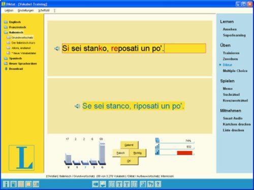 Langenscheidt Vokabeltrainer 3.0 Italienisch