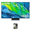 SAMSUNG S95B 55 inch 4K Quantum HDR OLED Smart TV Bundle with Premium 2 YR CPS Enhanced Protection Pack